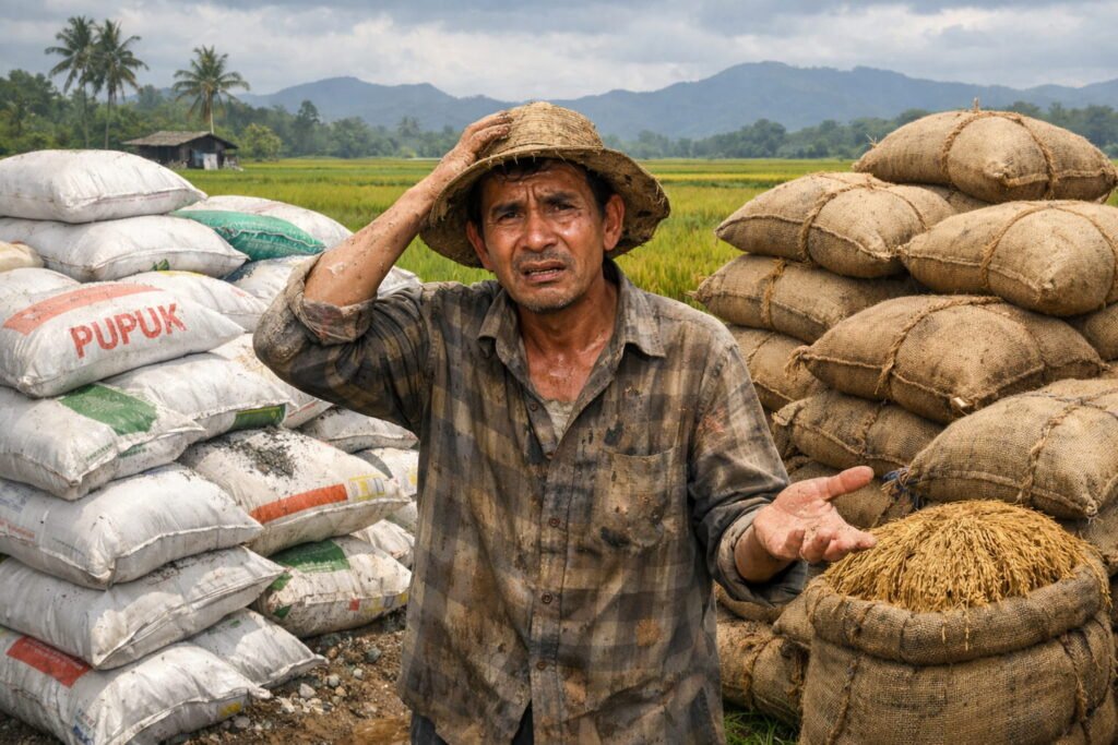 pupuk tambah, hasil panen tidak berubah