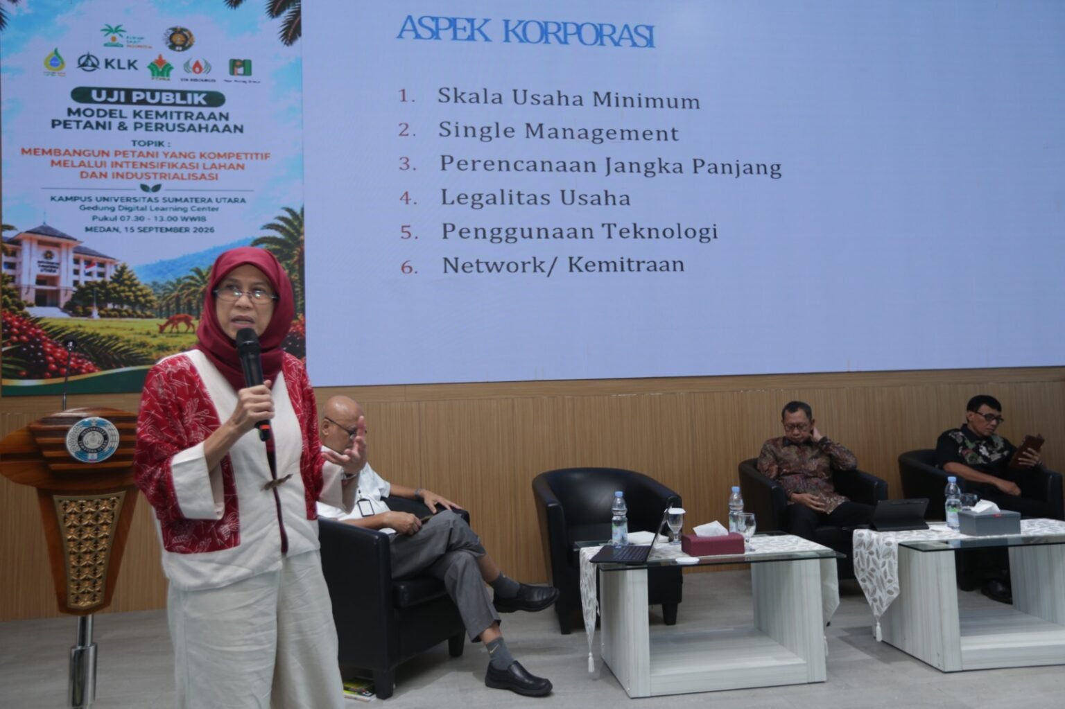Guru Besar USU Dorong Pengembangan Korporatisasi Petani Sawit Guru Besar Fakultas Pertanian Universitas Sumatera Utara (USU), Prof. Dr. Diana Chalil.